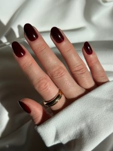Crimson Marquise – paznokcie press-on